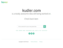 Tablet Screenshot of kudler.com